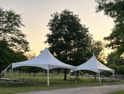 20X20 Pole Tent (white)